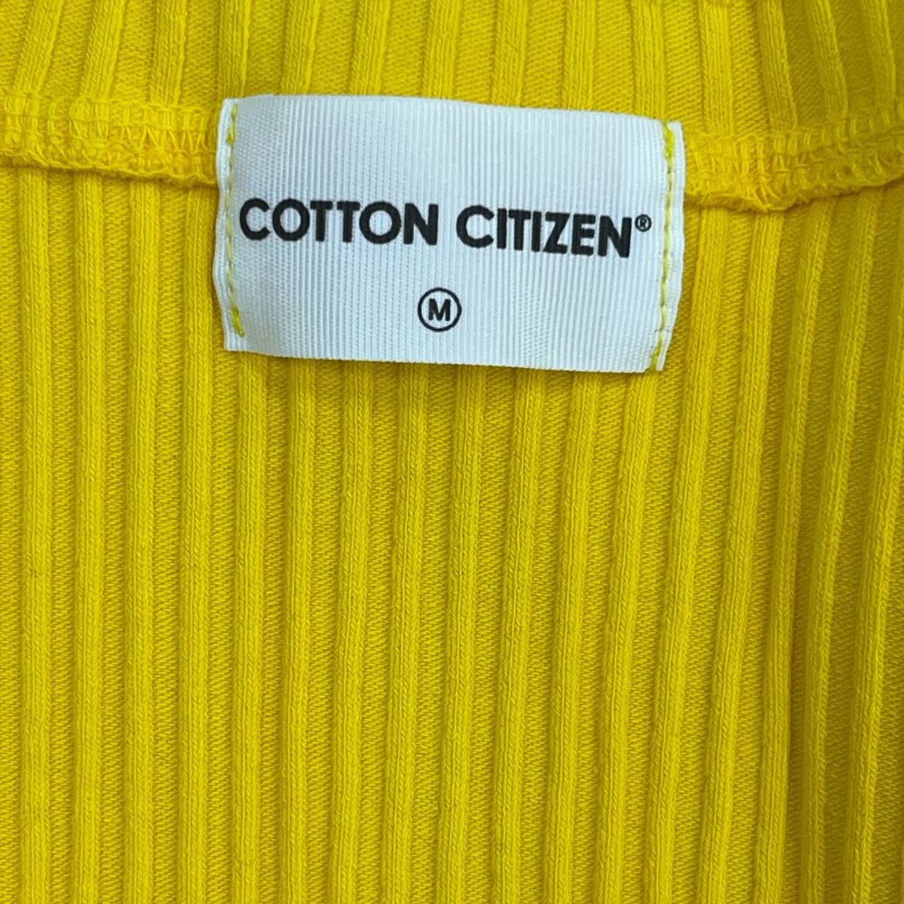 Cotton Citizen Ibiza Midi Dress, Yellow - Medium - NWT - Picture 4 of 8